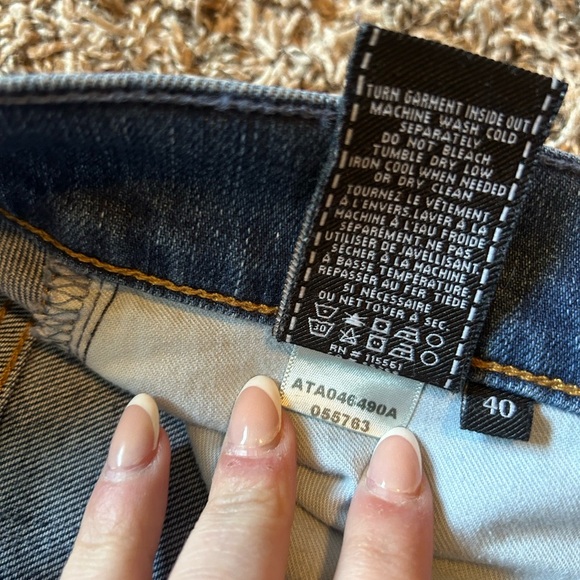 7 For All Mankind Luxe Performance Men’s Austyn Relaxed Straight Jean - Picture 6 of 8